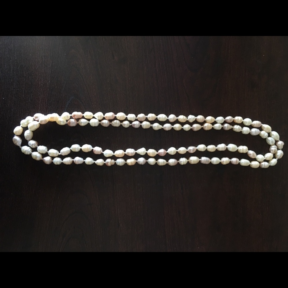Ocean Pearl Long Necklace
